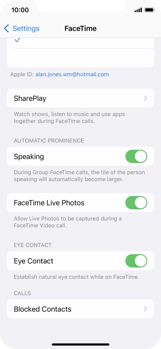 Press SharePlay. Press SharePlay.