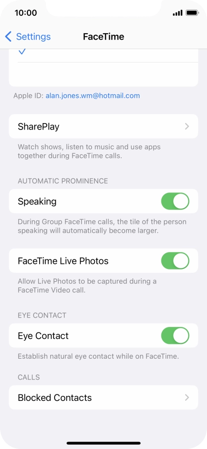 Press SharePlay. Press SharePlay.