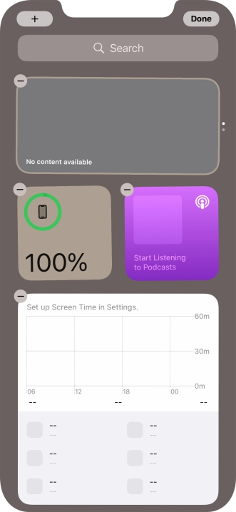 Press the add icon.