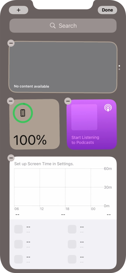 Press the add icon.