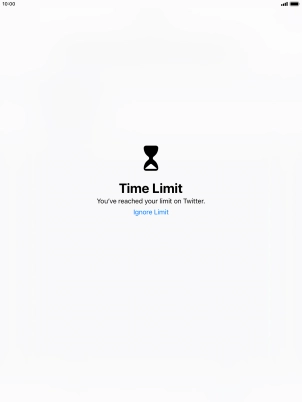 Press Ignore Limit.