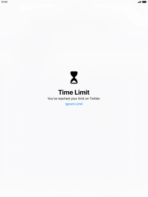 Press Ignore Limit.