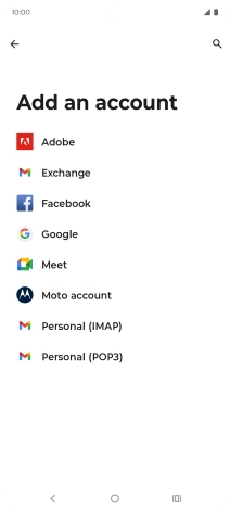 Press Google.