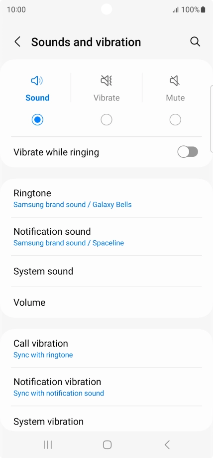 Press Ringtone.