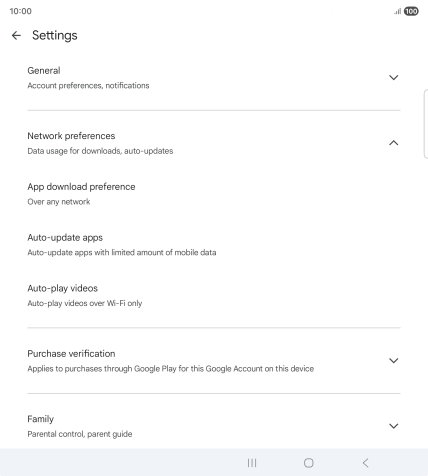 Press Auto-update apps. Press Auto-update apps.