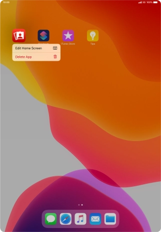 Press Delete App. Press Delete App.