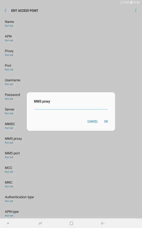 Key in 10.202.002.060 and press OK.