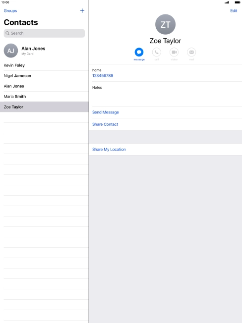 Press the Home key to return to the home screen. Press the Home key to return to the home screen.