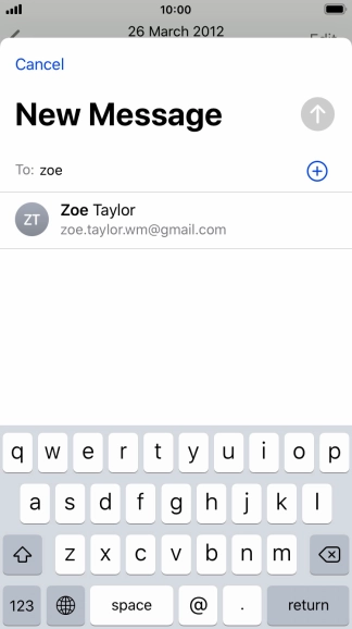 Press the required contact.