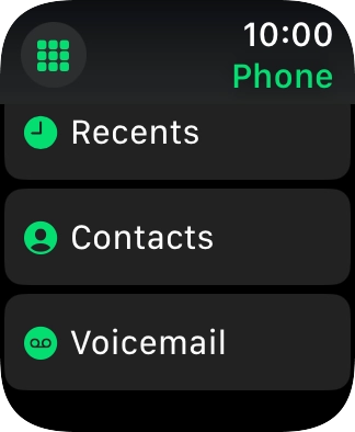 Press the keypad icon. Press the keypad icon.