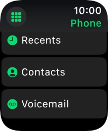 Press the keypad icon. Press the keypad icon.