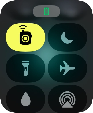 Press the flight mode icon to turn the function on or off.