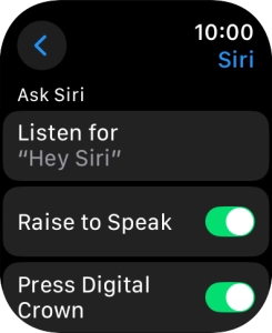 Press Listen for.