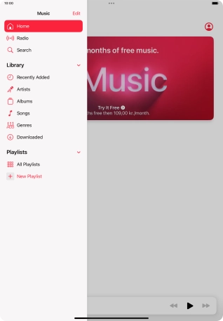 Press New Playlist. Press New Playlist.