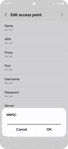 Key in http://pxt.vodafone.net.au/pxtsend and press OK.