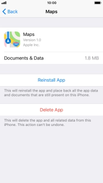 Press the Home key to return to the home screen.