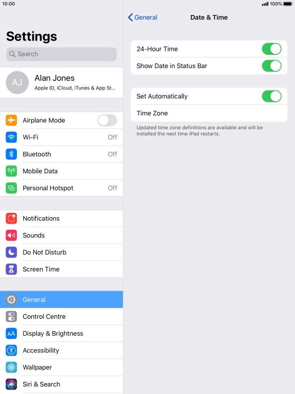 Press the Home key to return to the home screen.