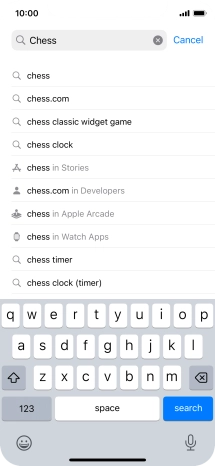 Press search.