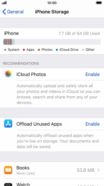 Press the required app.