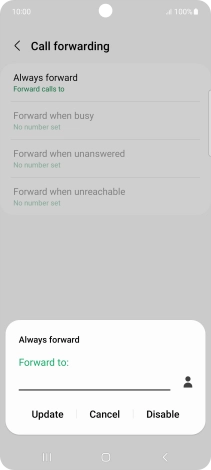 Press Disable.