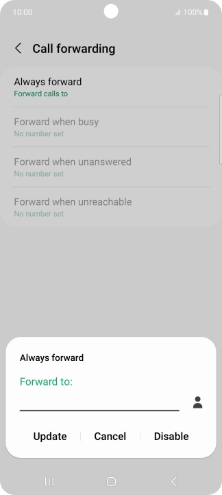 Press Disable.