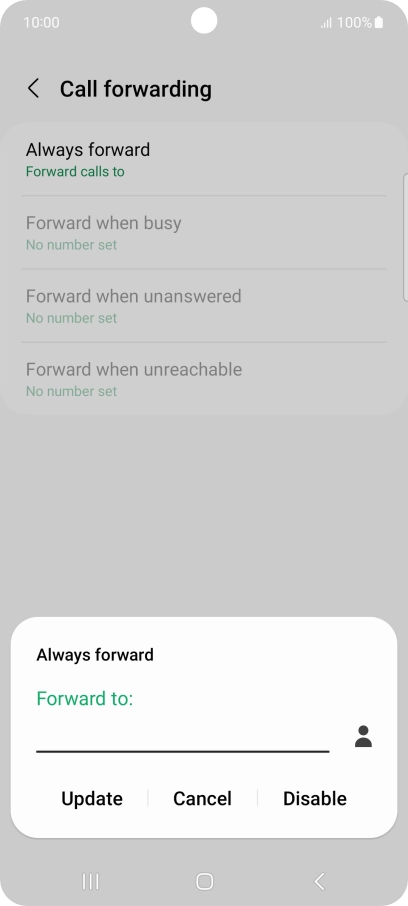 Press Disable.