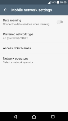 Press Network operators and your phone will search for networks.