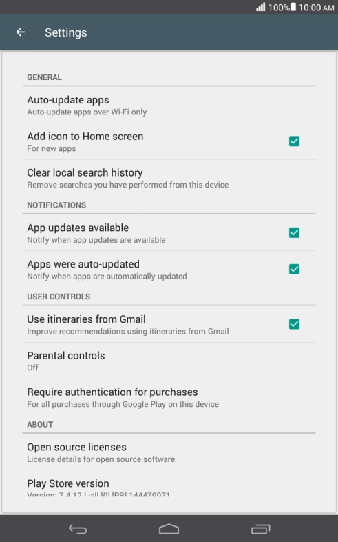 Press Auto-update apps. Press Auto-update apps.