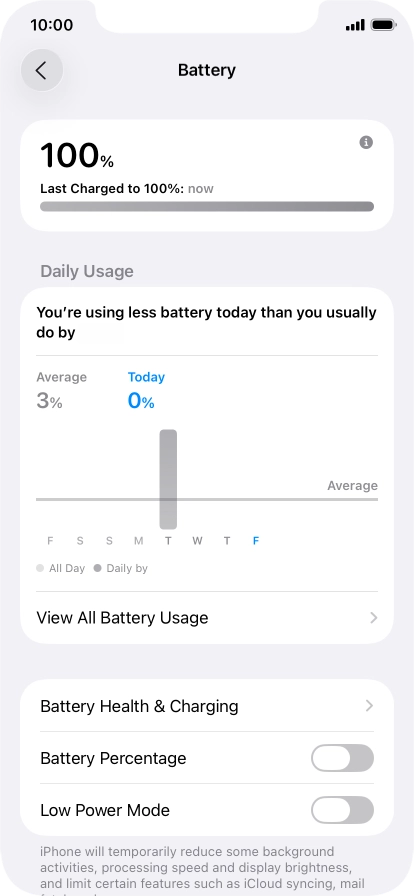 Press Battery Health & Charging.
