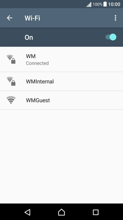 Press the Home key to return to the home screen.