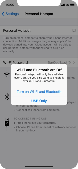 If Wi-Fi is turned off, press Turn on Wi-Fi and Bluetooth. If Wi-Fi is turned off, press Turn on Wi-Fi and Bluetooth.