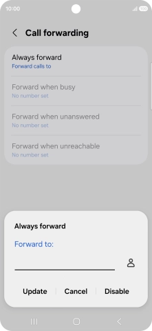 Press Disable.
