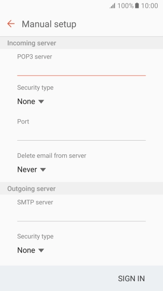 Press the drop down list below Press the drop down list below