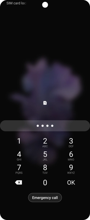 If you're asked to key in your PIN, do so and press OK.