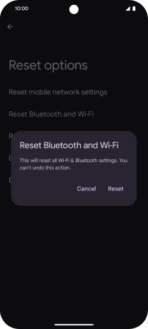 Press Reset.