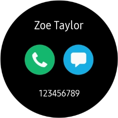 Press the call icon. Press the call icon.