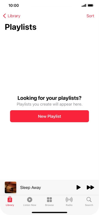 Press New Playlist.
