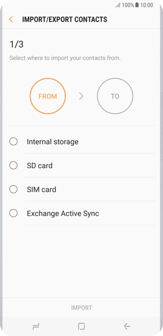Press SIM card.