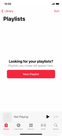 Press New Playlist.