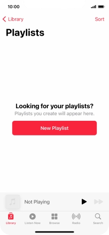 Press New Playlist.