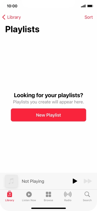 Press New Playlist.