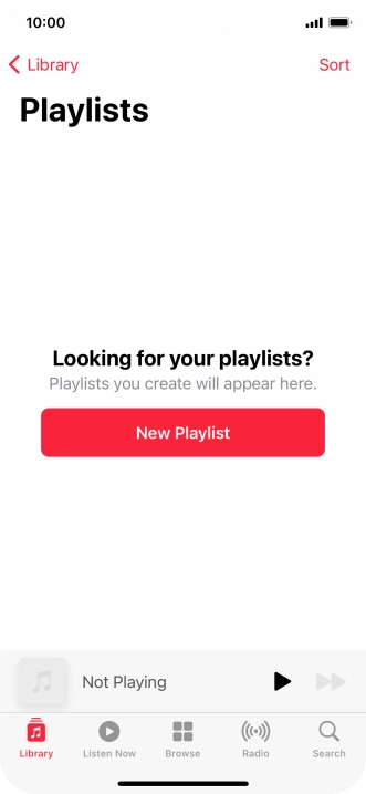 Press New Playlist.