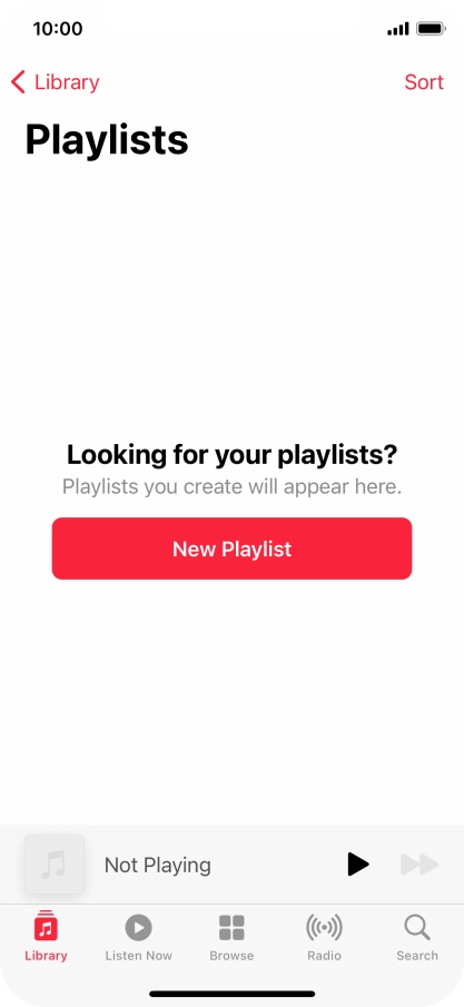 Press New Playlist.