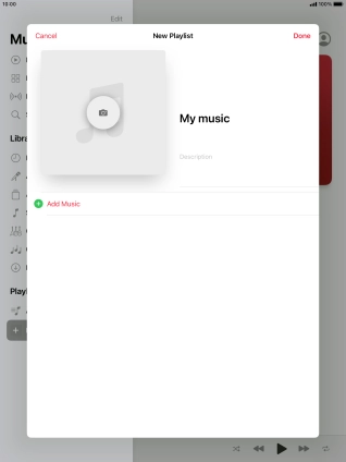 Press Add Music.