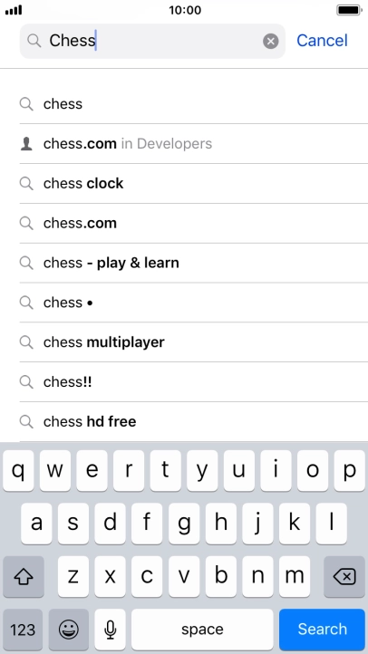 Press Search.