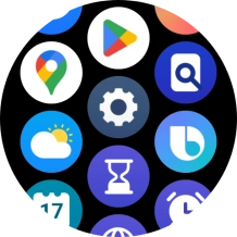 Press the settings icon. Press the settings icon.