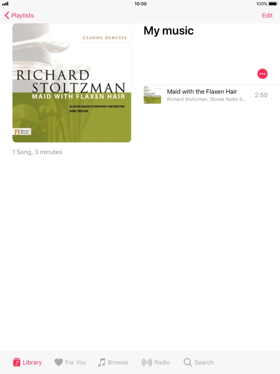 Go to the required category or playlist and press the required audio file. Go to the required category or playlist and press the required audio file.
