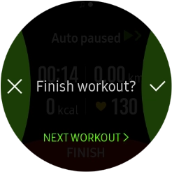 Press the confirm icon.
