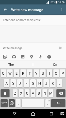 Open a new note, message or email message to bring up the keypad and your phone is ready for text input.