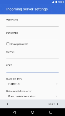 Press the drop down list below 